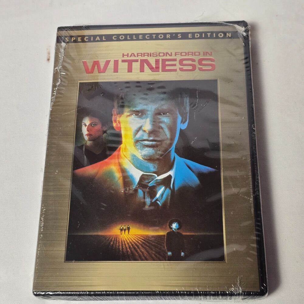 Witness (DVD, 1985) New Sealed Harrison Ford Deleted Scene Amish Crime Flick‎